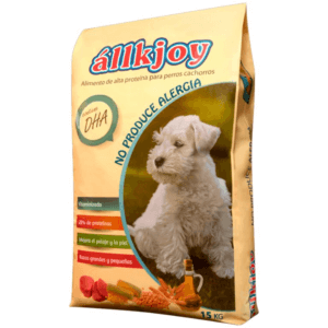 ALLKJOY Hipoalergénico Cachorro Alimento para Perro x 15kg