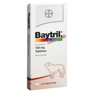 BAYER BAYTRIL® Enrofloxacino 150Mg para Perros 1 Tableta