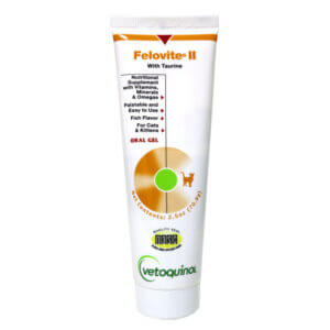 FELOVITE Suplemento Nutricional con Taurina Gel Vetoquinol para Gatos 2.5Oz