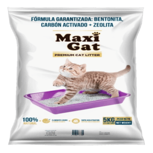 MAXICAT Arena Bentonita activada x 5kg Para Gatos