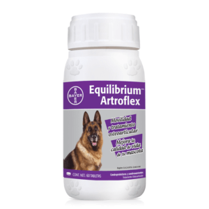 BAYER EQUILIBRIUM® Artroflex Condroprotectores y Condronutrientes para Perros 60 Tabletas