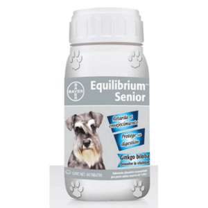 BAYER EQUILIBRIUM® Senior Mayores de 7 años para Perros 60 Tabletas