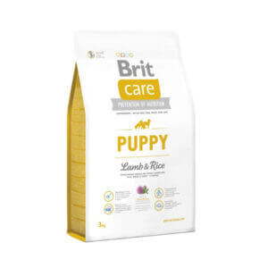 BRIT Care Puppy All Breeds Lamb & Rice Alimento Super Premium Hipoalergénico Cordero para Perro Cachorro Todas las Razas