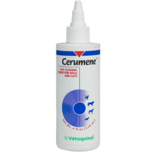 CERUMENE® Limpiador de orejas Vetoquinol liquido x 4oz/118ml para Perros y Gatos
