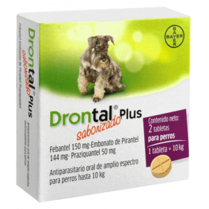 BAYER Drontal® Antiparasitario Perro de 10 a 20kg 2 Tabletas