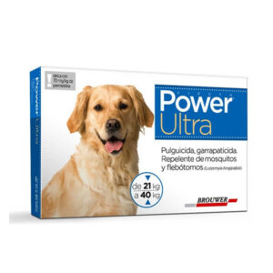 POWER ULTRA Pipeta Antipulgas de 21 a 40 kg