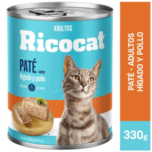 RICOCAT Paté Higado y Pollo Lata x 330g