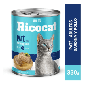 RICOCAT Paté Sardina y Pollo Lata x 330g