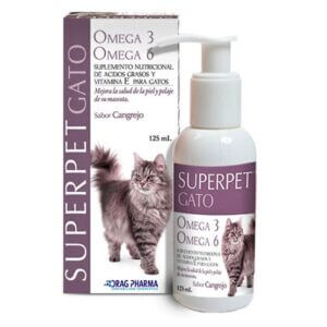 SUPERPET® Omega 3 Omega 6 Suplemento Nutricional Gatos 125ml