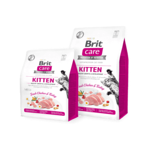 BRIT CARE Kitten Pollo Alimento para Gatito Cachorro