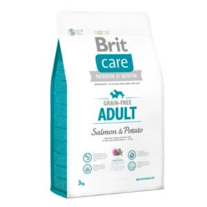 BRIT Care Grain-Free Adult All Breeds Salmon & Potato Alimento Super Premium Salmón para Perro Adulto todas las Razas