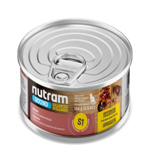 NUTRAM SOUND S1 Kitten Chicken & Salmon Alimento para Gatito Lata x 156g