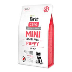 BRIT Care MINI Grain-Free Hipoalergenico Puppy Cordero Fresco Cachorros Razas Mini 2kg