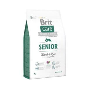 BRIT Care Senior Lamb & Rice Alimento Super Premium Hipoalergénico Cordero para Perro adulto mayor