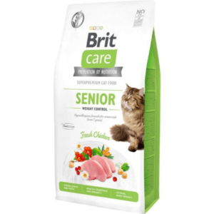 BRIT CARE SENIOR Weight Control Pollo Alimento para Gato adulto mayor para control de peso Bolsa x 2k
