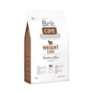 BRIT Care Weight loss Rabbit & Rice Alimento Super Premium Hipoalergénico Conejo para Perro con sobrepeso